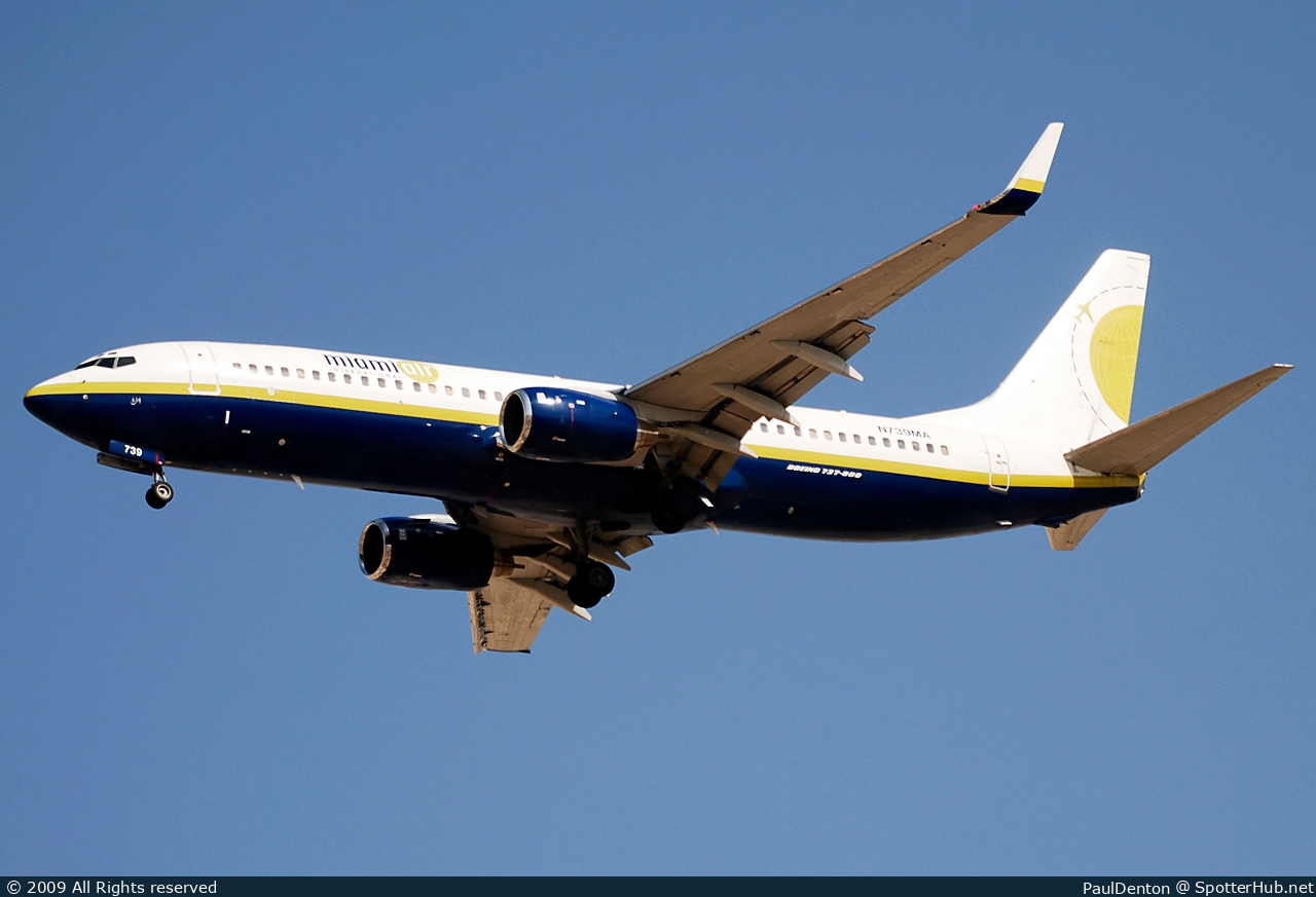 Photo of N739MA - Boeing 737-8Q8 operated by Miami Air International