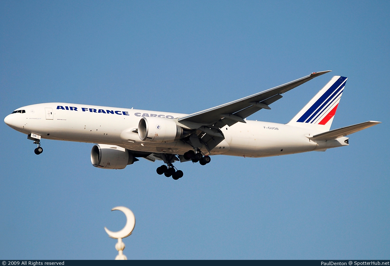 Photo of F-GUOB - Boeing 777-F28 operated by Air France Cargo