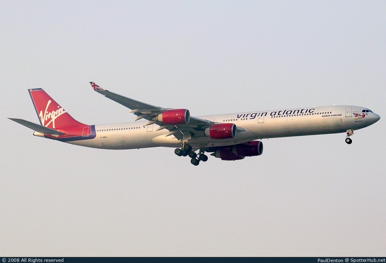 Photo of G-VMEG - Airbus A340-642 operated by Virgin Atlantic Airways