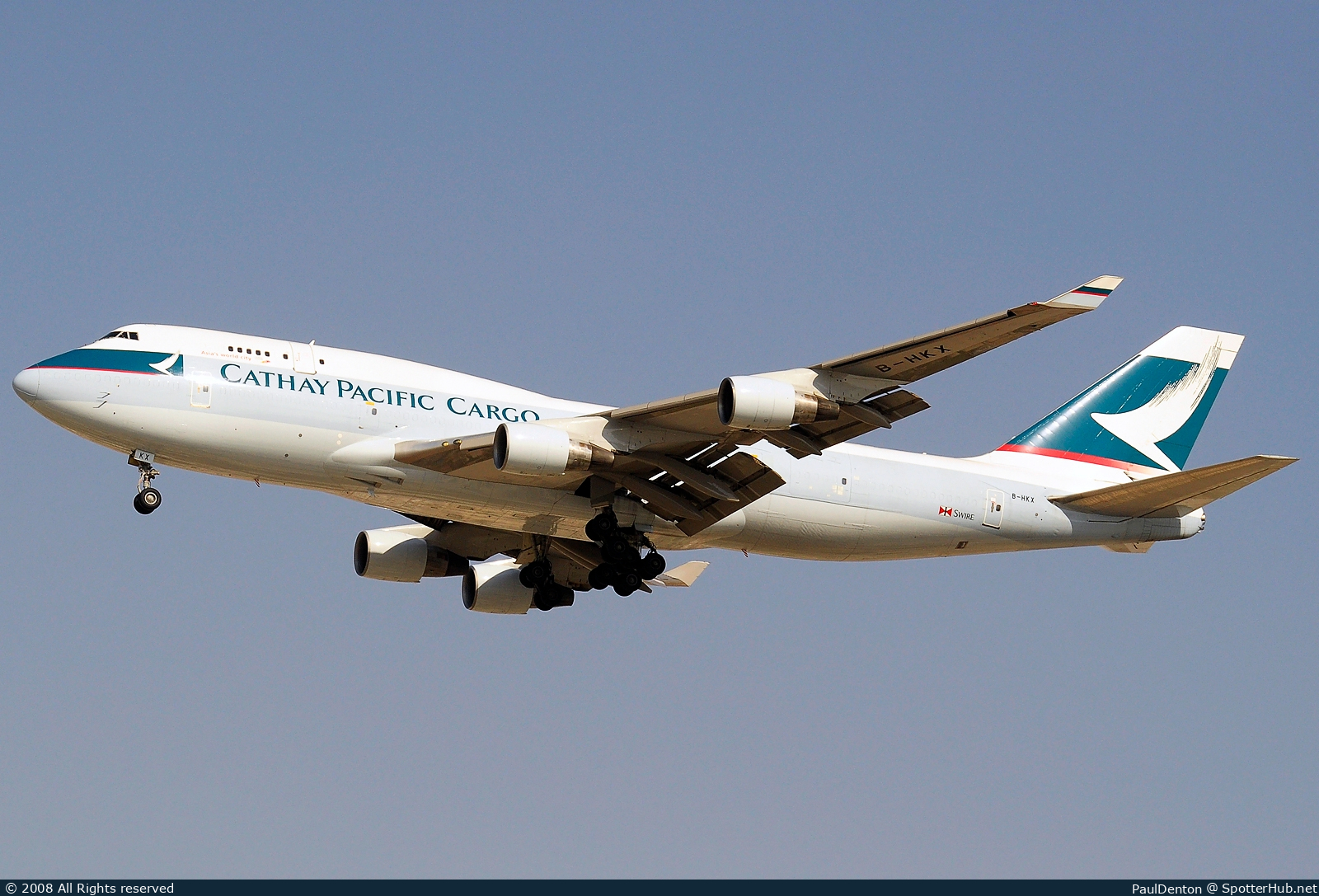 Photo of B-HKX - Boeing 747-412(BCF) operated by Cathay Pacific Cargo