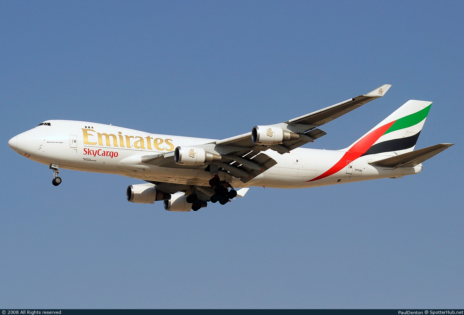 Photo of N415MC - Boeing 747-47UF operated by Emirates SkyCargo (opb Atlas Air)