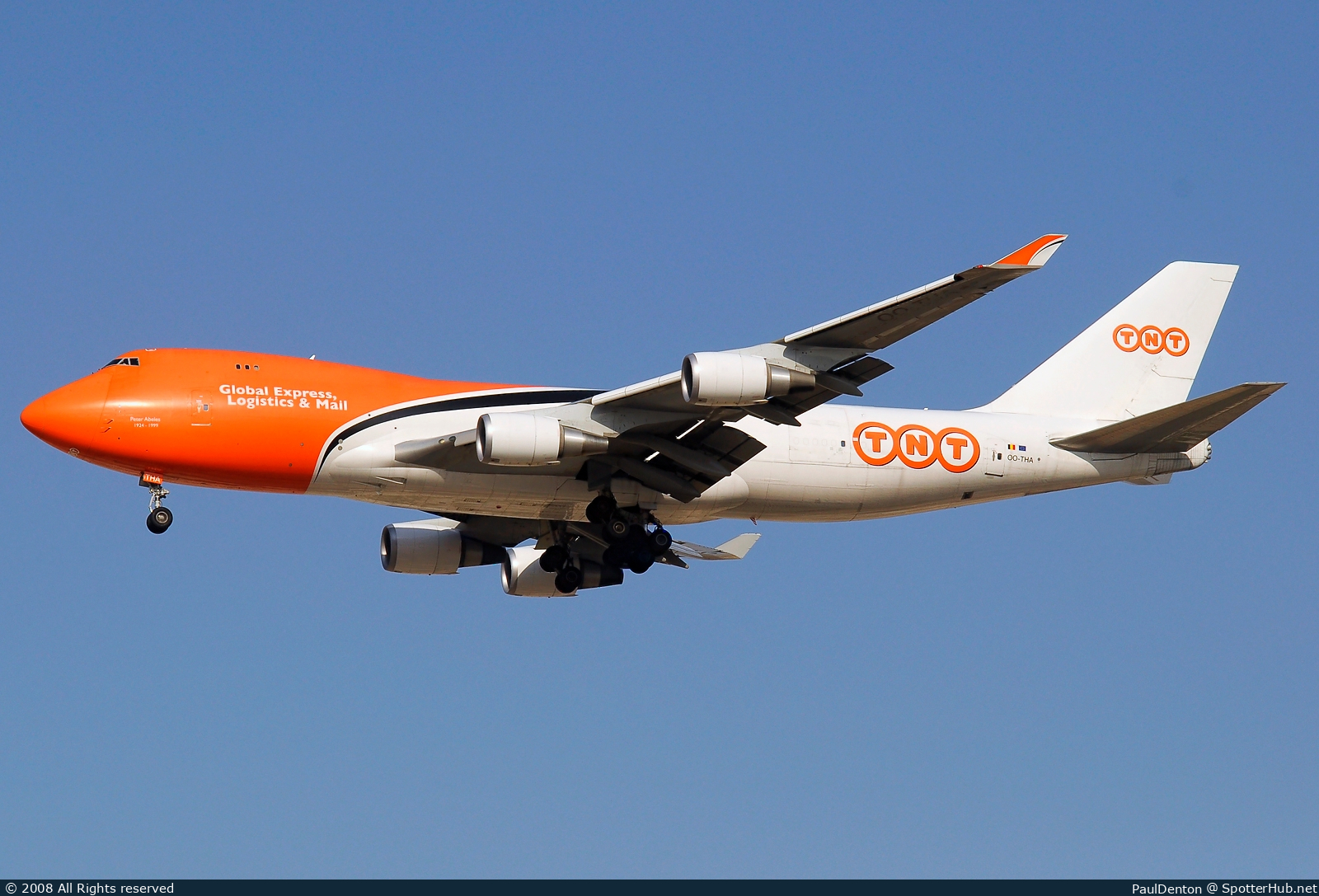 Photo of OO-THA - Boeing 747-4HAF(ER) operated by TNT Airways