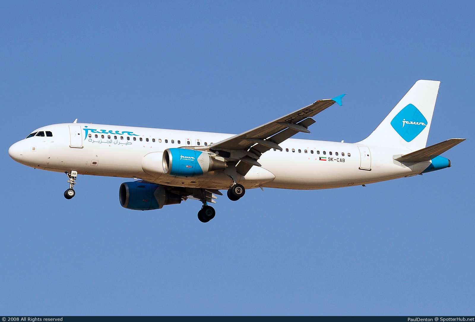 Photo of 9K-CAB - Airbus A320-214 operated by Jazeera Airways