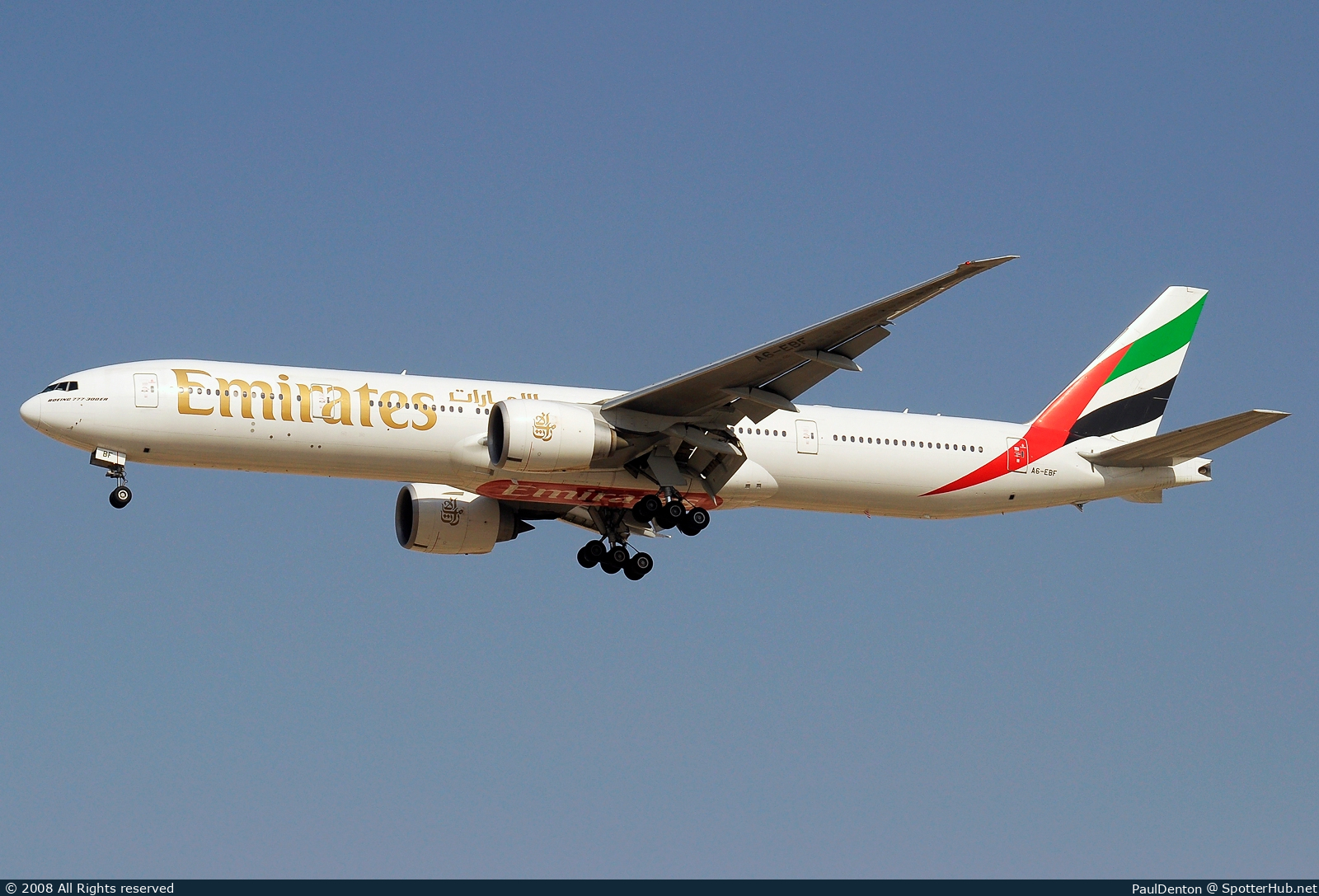 Photo of A6-EBF - Boeing 777-31H(ER) operated by Emirates