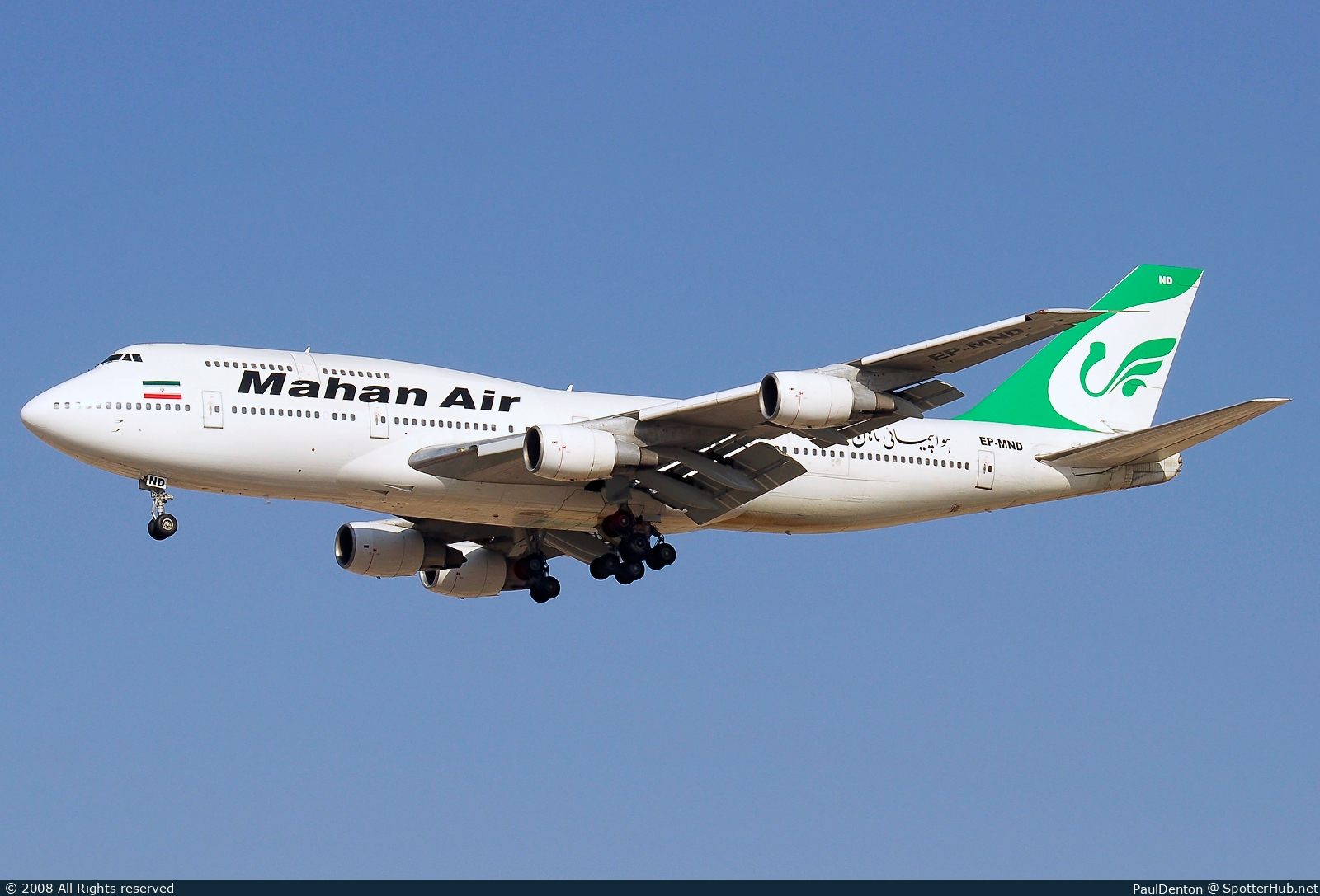 Photo of EP-MND - Boeing 747-3B3(M) operated by Mahan Air