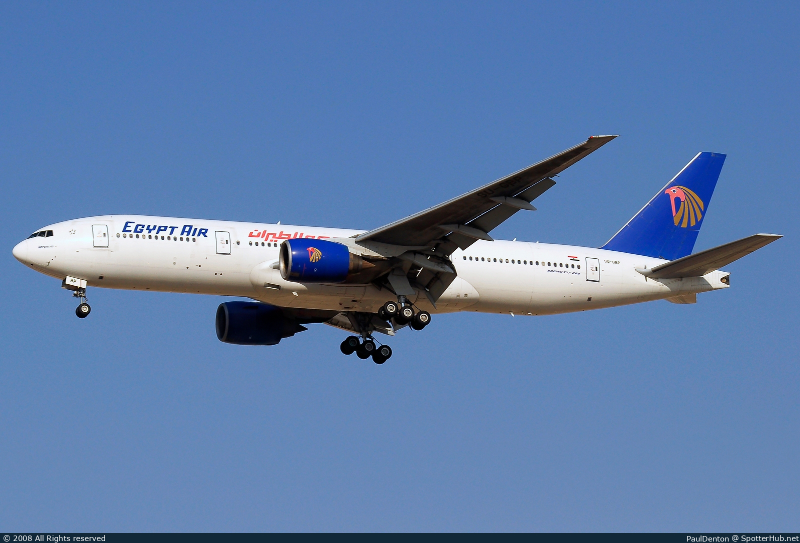 Photo of SU-GBP - Boeing 777-266(ER) operated by Egyptair