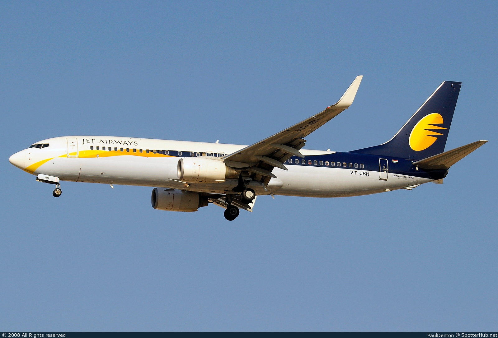 Photo of VT-JBH - Boeing 737-85R operated by Jet Airways