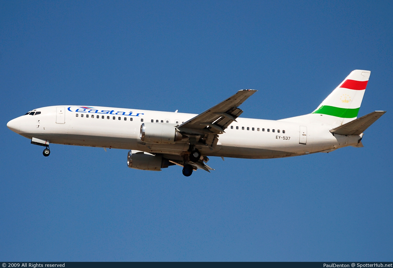 Photo of EY-537 - Boeing 737-4B7 operated by East Air
