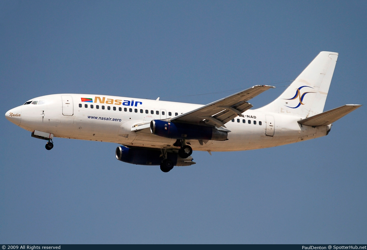 Photo of E3-NAD - Boeing 737-268(Adv) operated by Nasair Eritrea