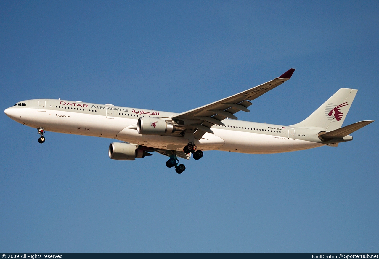Photo of A7-AEA - Airbus A330-302 operated by Qatar Airways