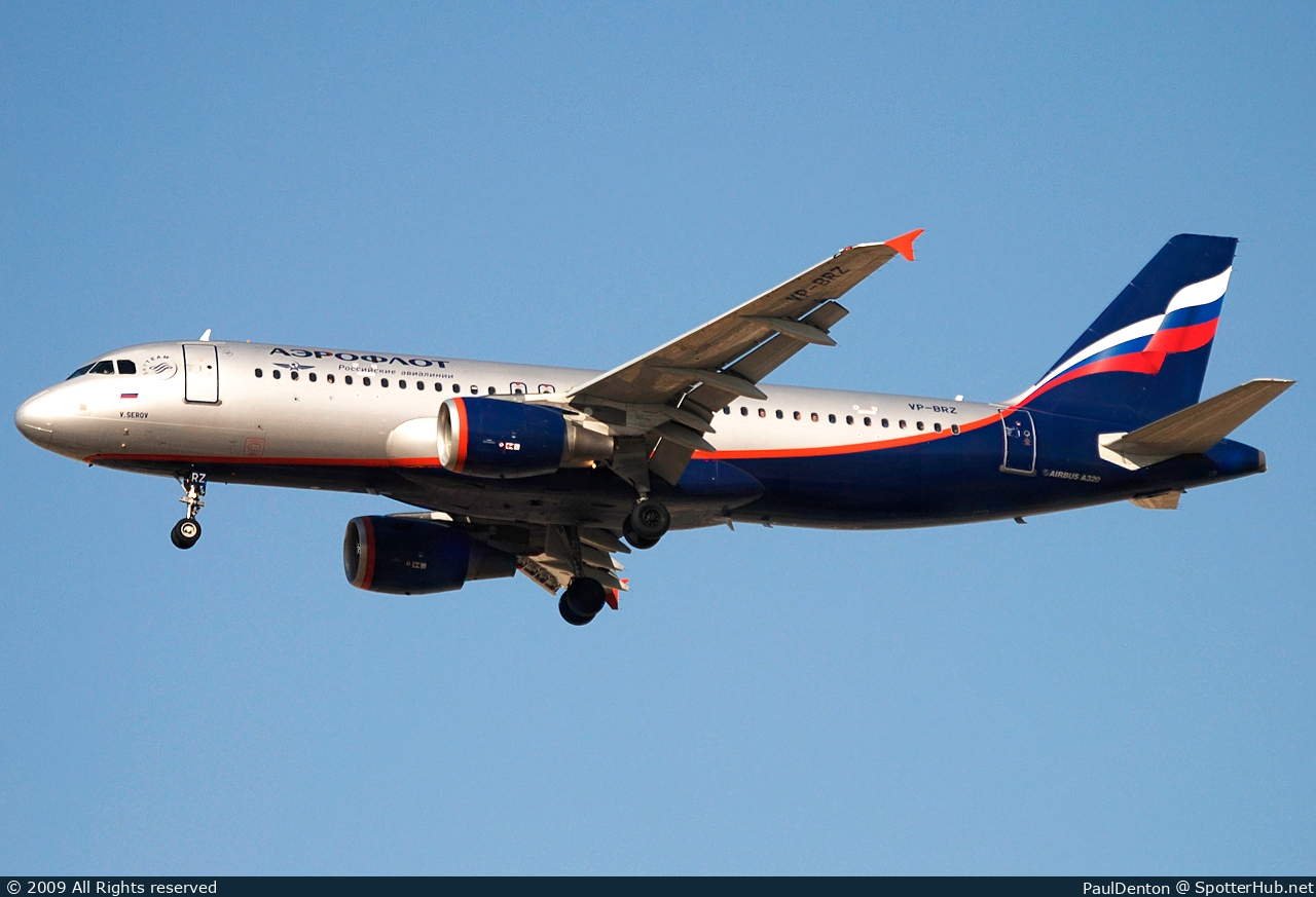 Photo of VP-BRZ - Airbus A320-214 operated by Aeroflot