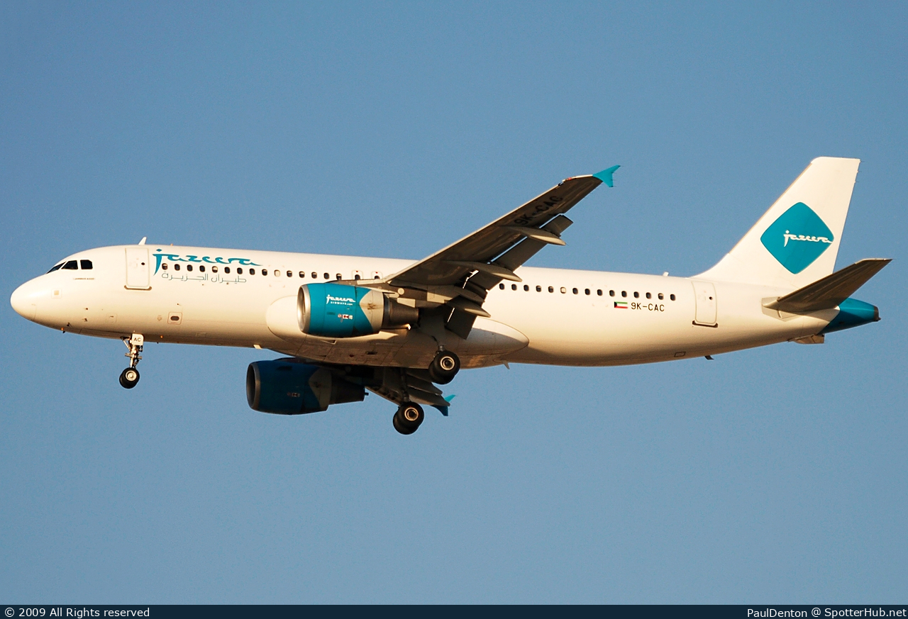 Photo of 9K-CAC - Airbus A320-214 operated by Jazeera Airways