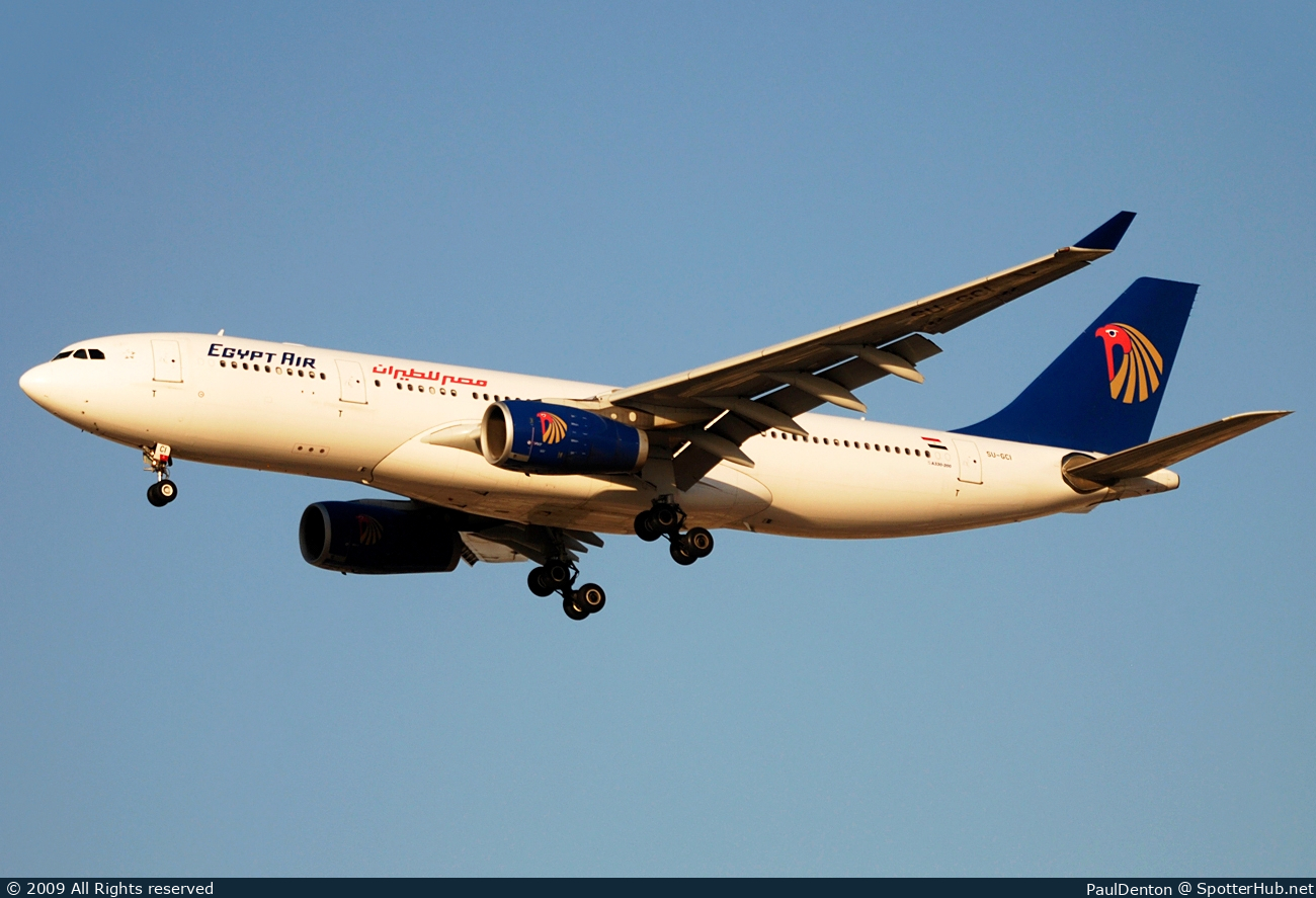 Photo of SU-GCI - Airbus A330-243 operated by Egyptair