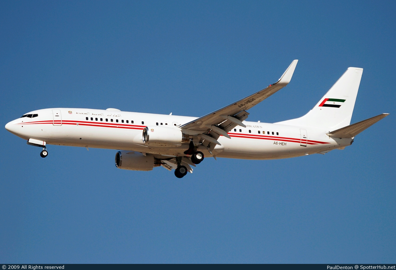 Photo of A6-HEH - Boeing 737-8AJ(BBJ2) operated by Dubai Royal Air Wing
