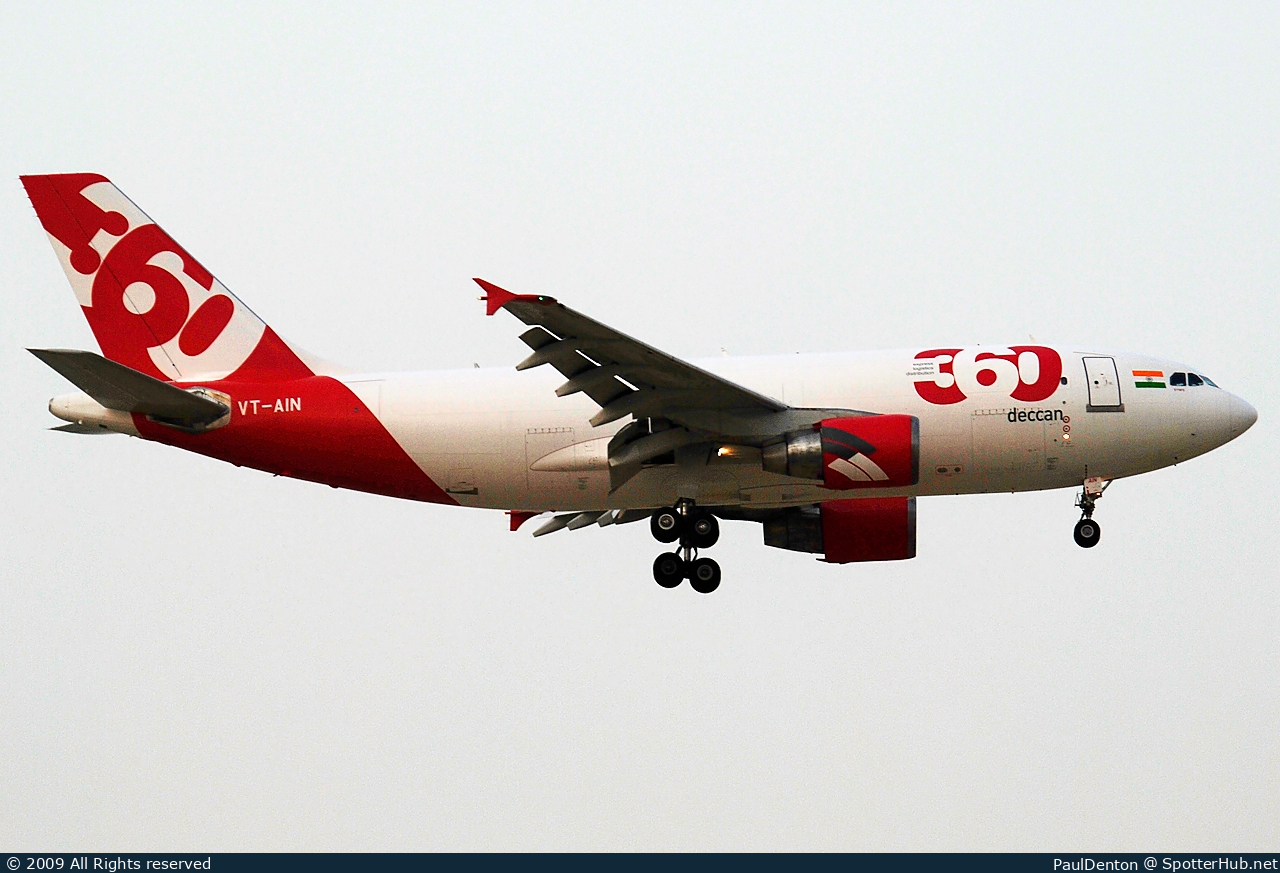 Photo of VT-AIN - Airbus A310-324(F) operated by Deccan 360