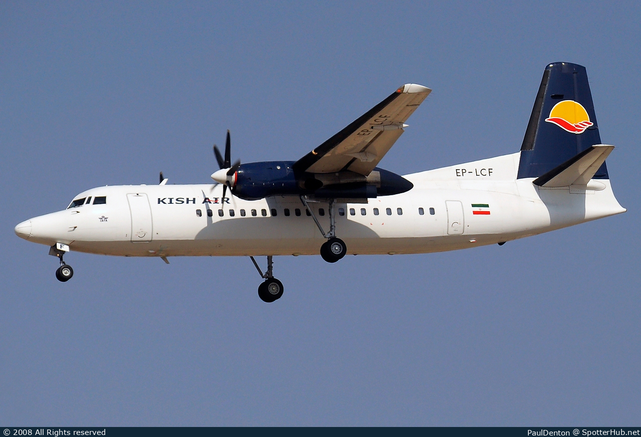 Photo of EP-LCF - Fokker 50 operated by Kish Air