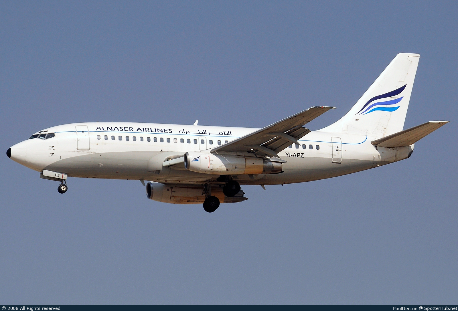 Photo of YI-APZ - Boeing 737-201(Adv) operated by Al-Naser Airlines