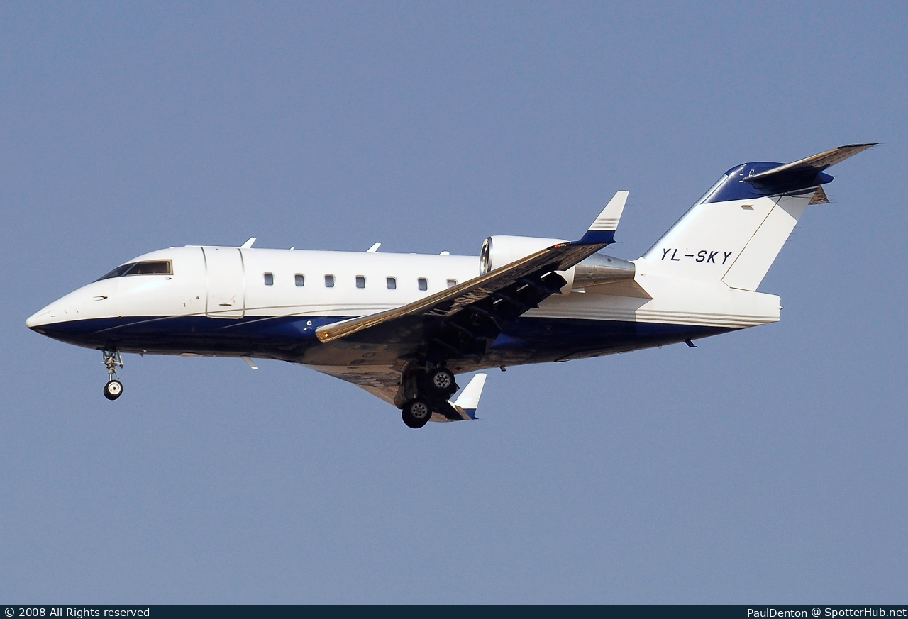 Photo of YL-SKY - Bombardier Challenger 604 operated by VIP Aviation
