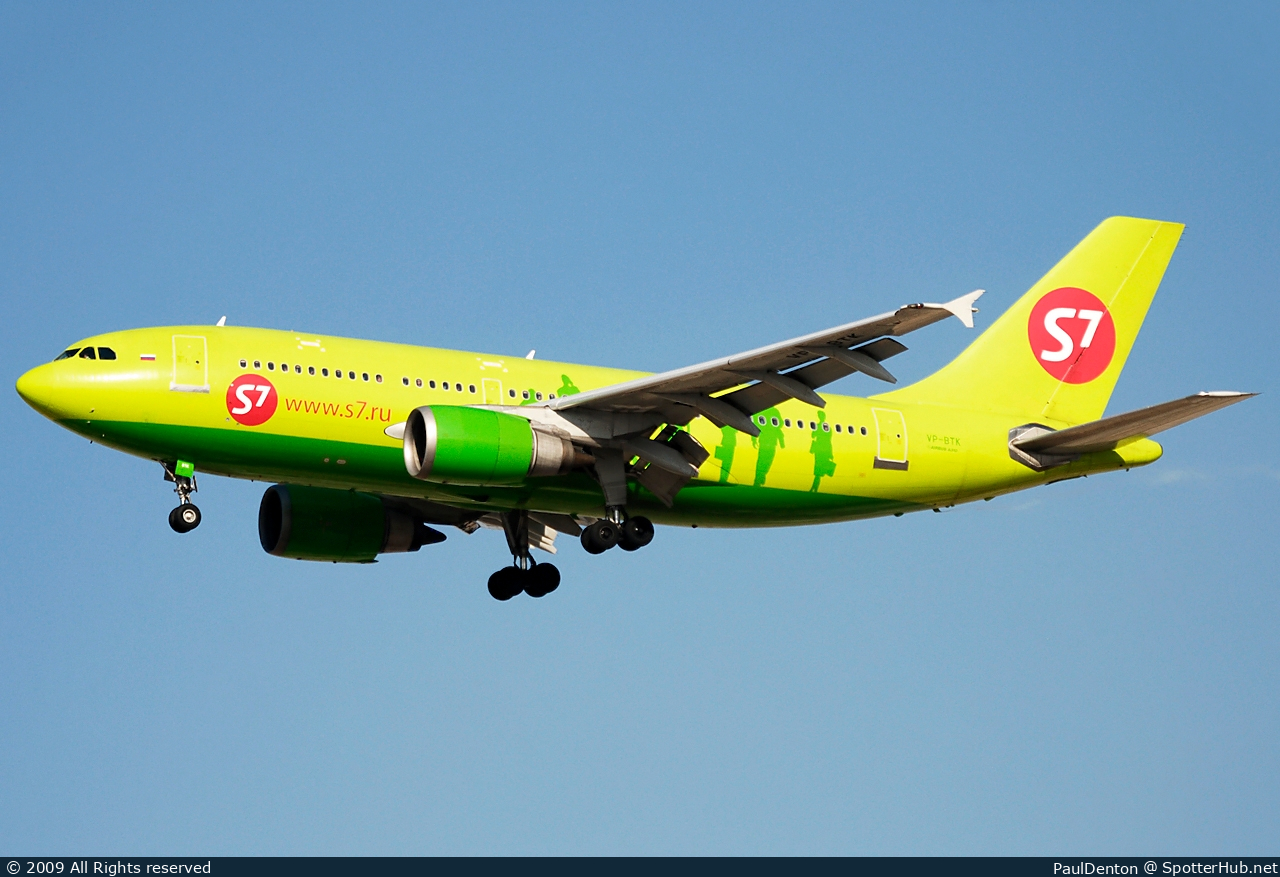 Photo of VP-BTK - Airbus A310-204 operated by S7 Airlines
