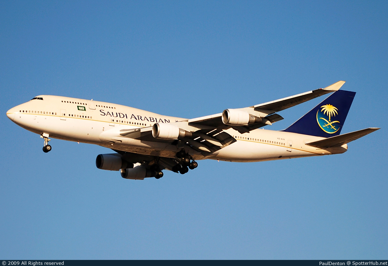 Photo of HZ-AIX - Boeing 747-468 operated by Saudi Arabian Airlines