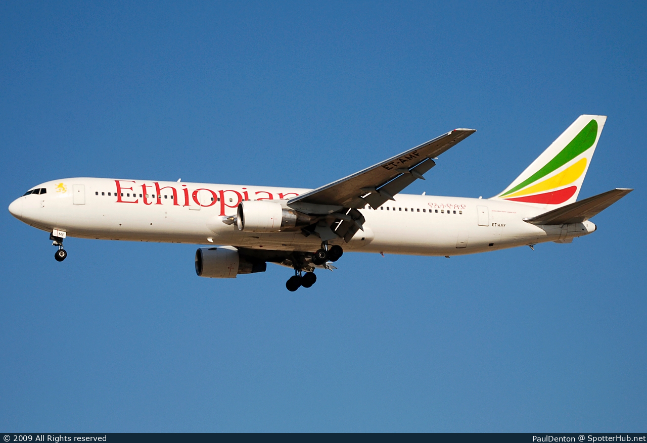 Photo of ET-AMF - Boeing 767-3BG(ER) operated by Ethiopian Airlines