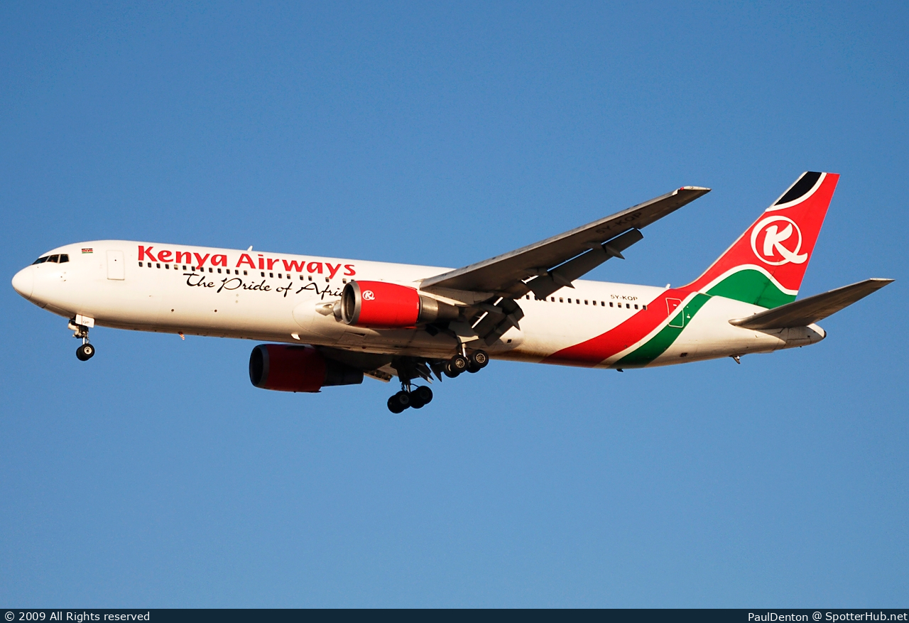 Photo of 5Y-KQP - Boeing 767-38E operated by Kenya Airways