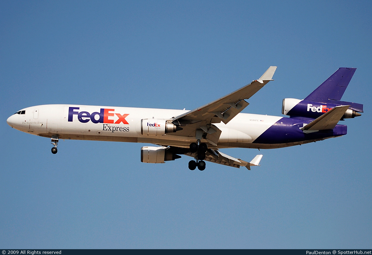 Photo of N586FE - McDonnell Douglas MD-11(F) operated by FedEx