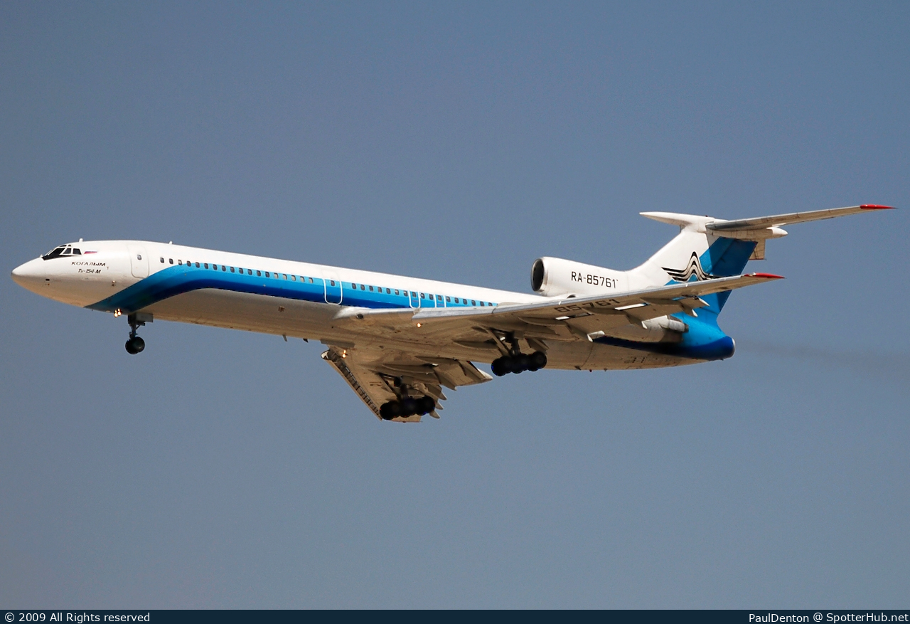 Photo of RA-85761 - Tupolev Tu-154M operated by Kolavia