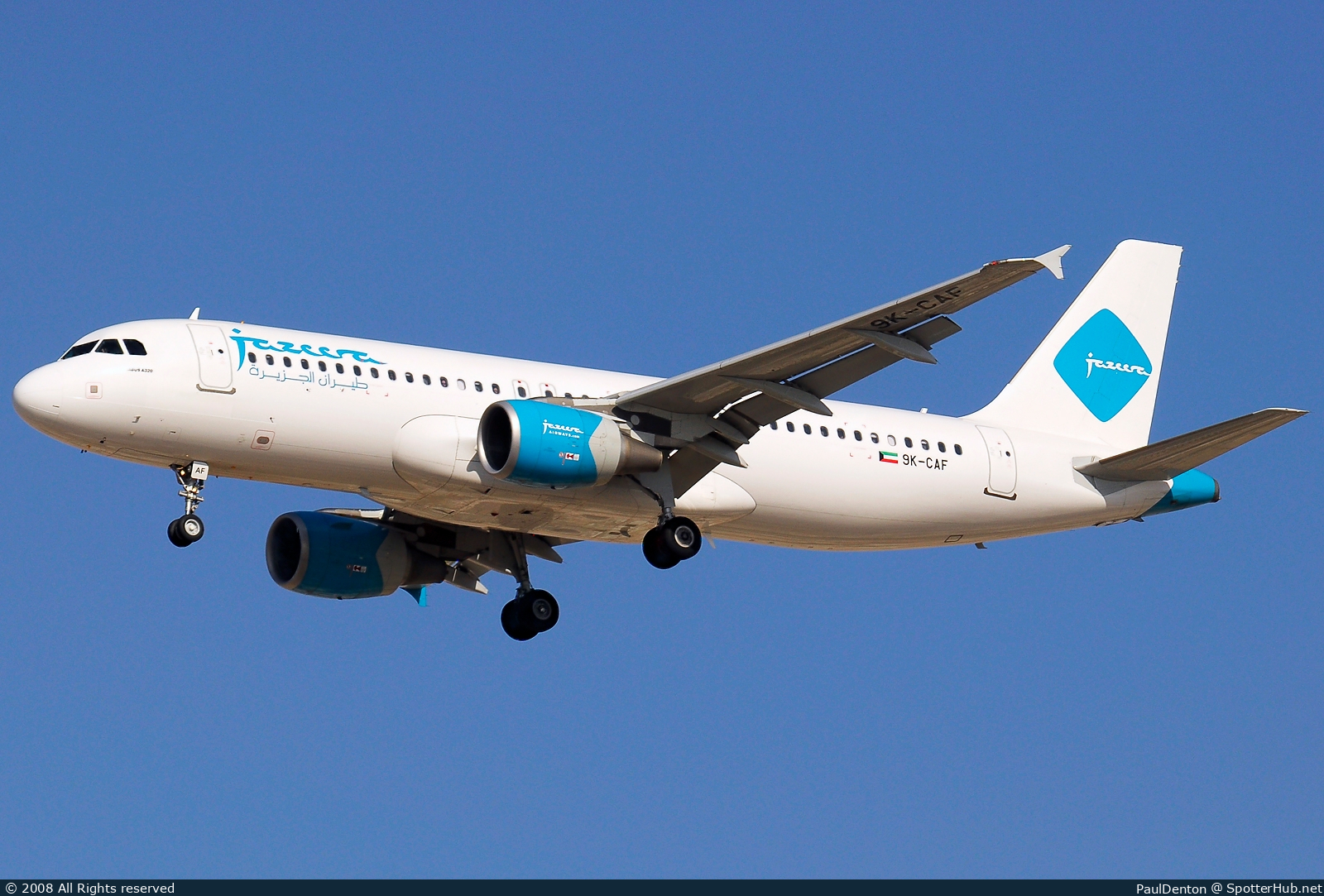 Photo of 9K-CAF - Airbus A320-214 operated by Jazeera Airways