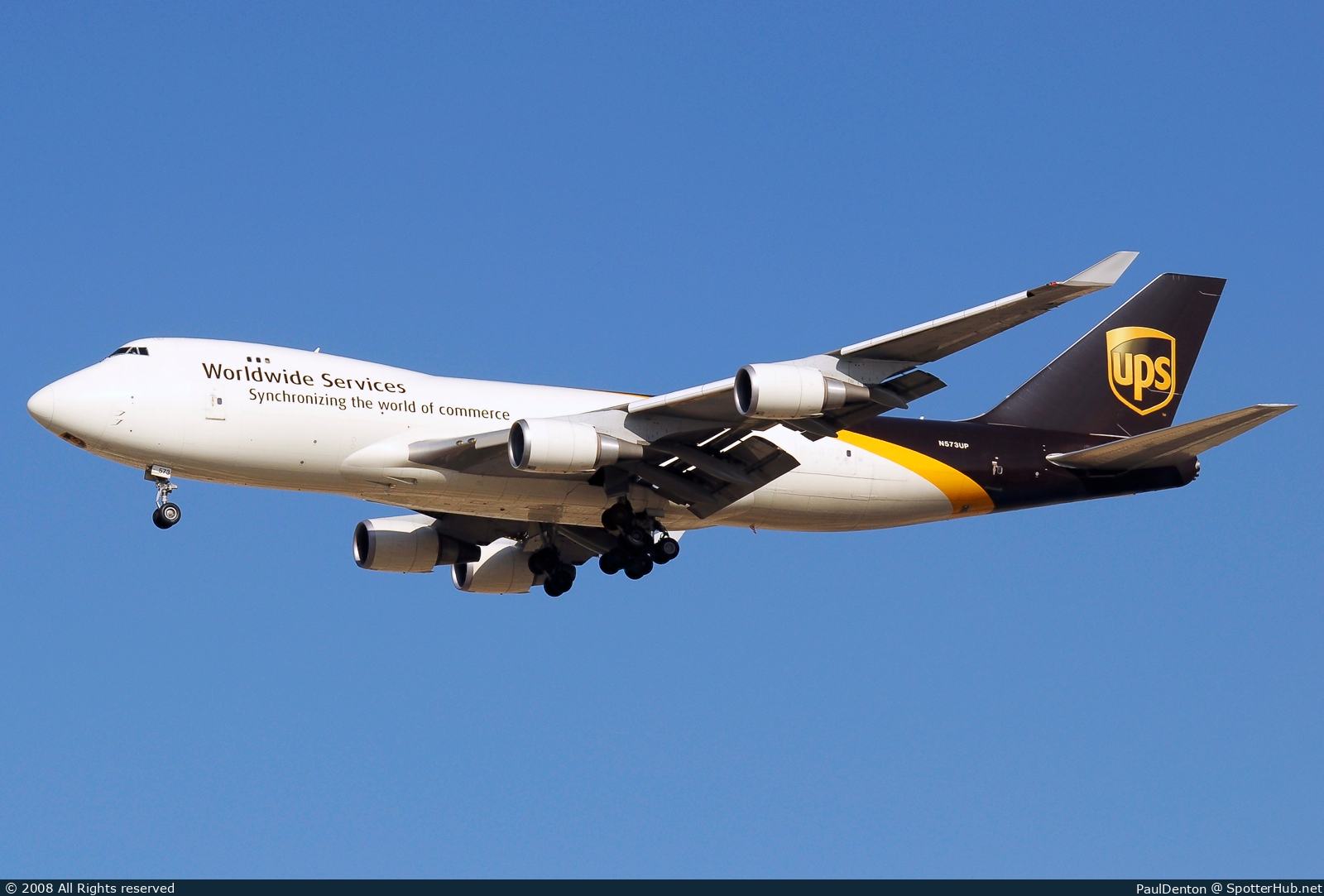 Photo of N573UP - Boeing 747-44AF operated by UPS United Parcel Service