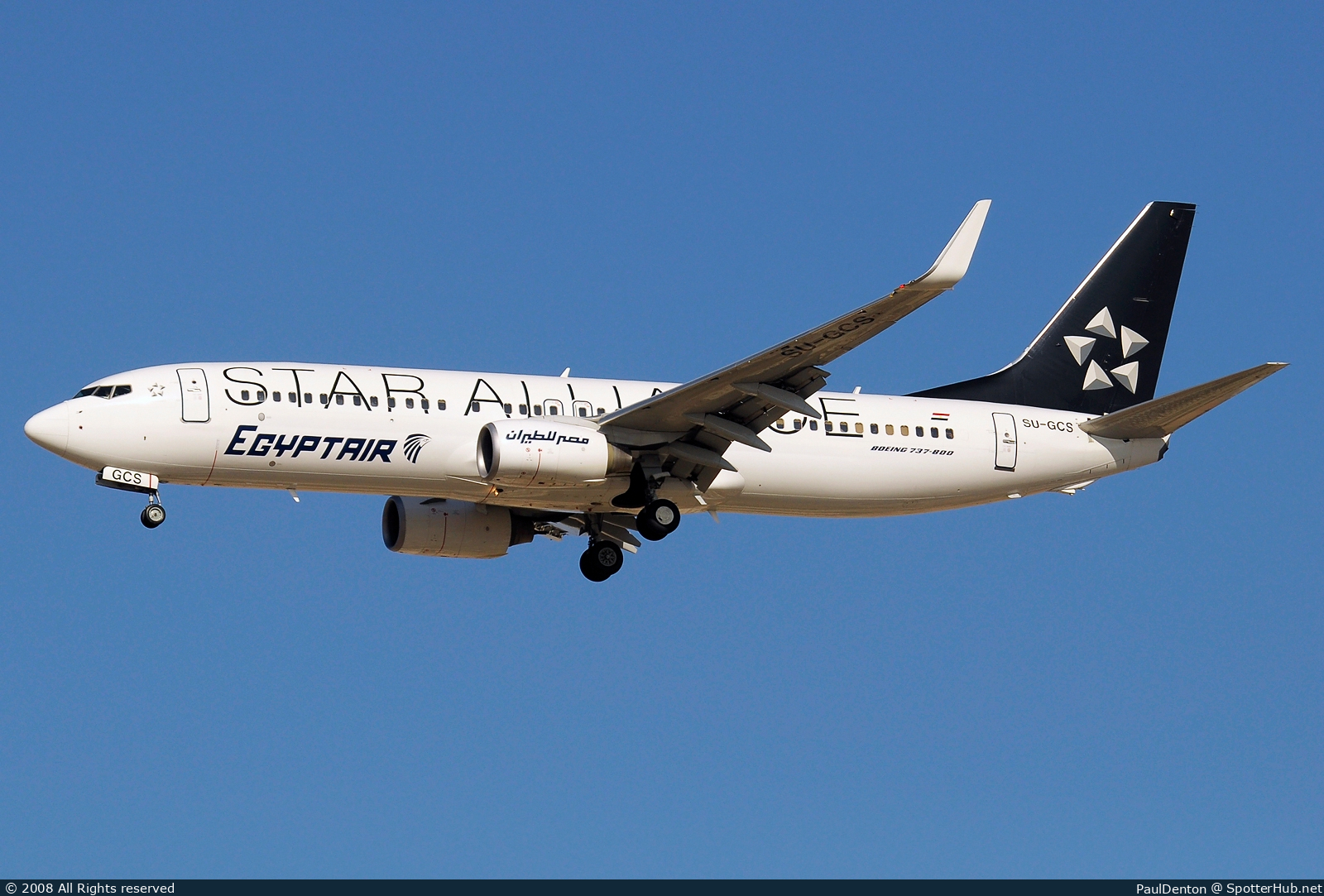 Photo of SU-GCS - Boeing 737-866 operated by Egyptair