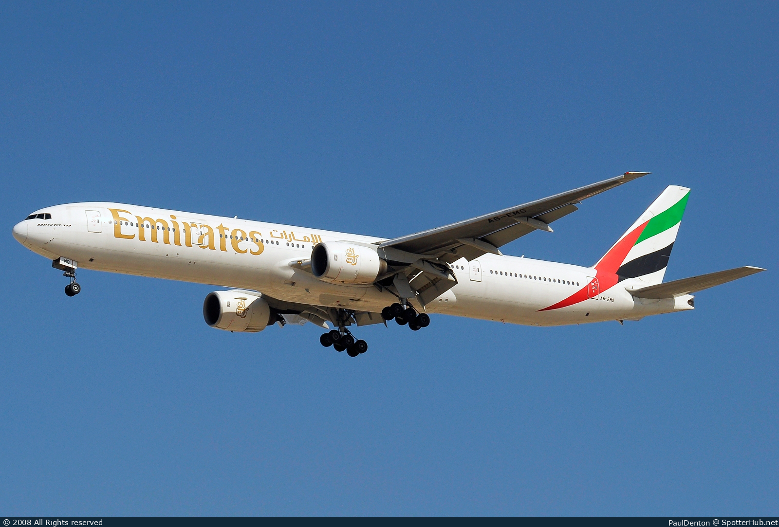 Photo of A6-EMS - Boeing 777-31H operated by Emirates