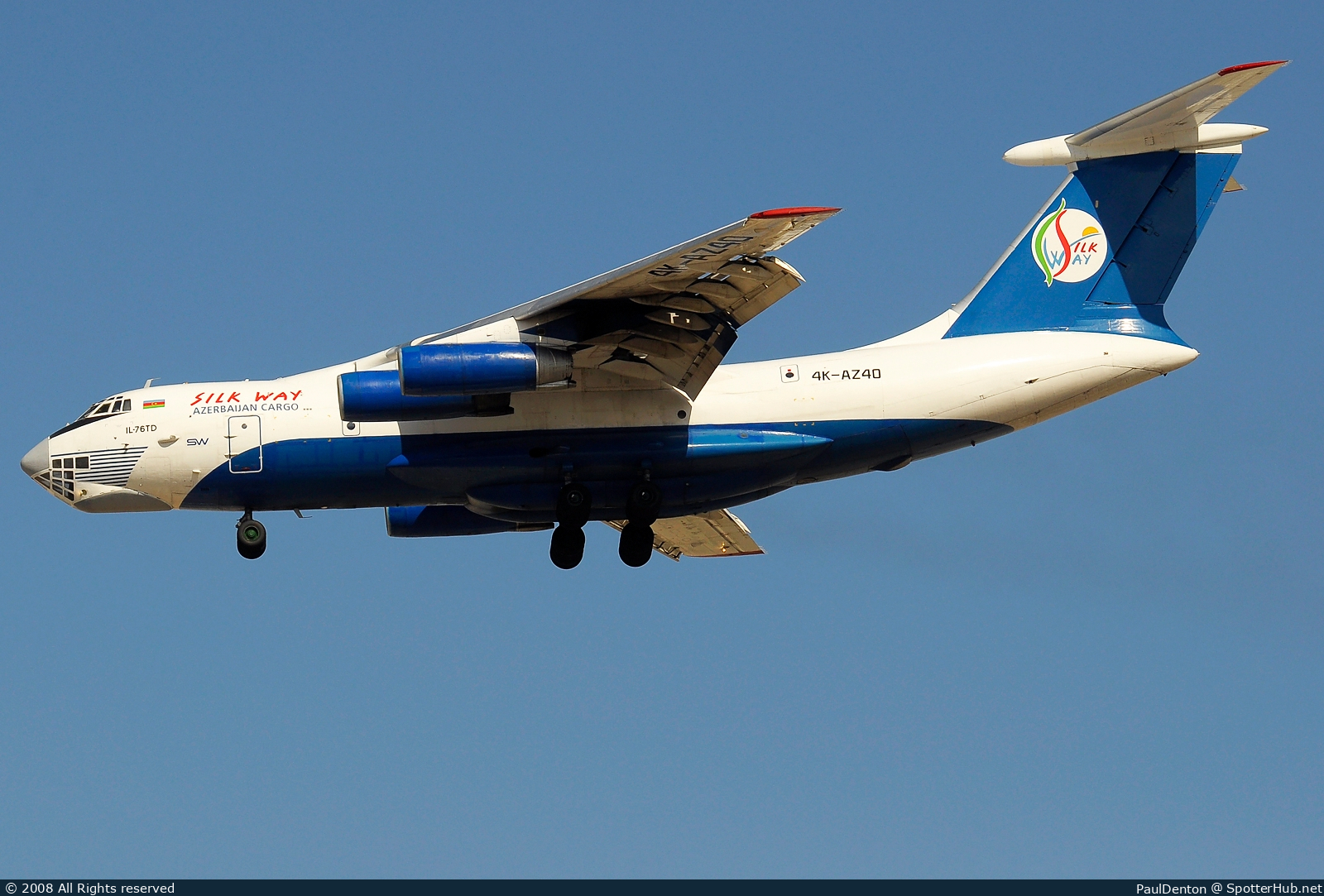 Photo of 4K-AZ40 - Ilyushin Il-76TD operated by Silk Way Airlines