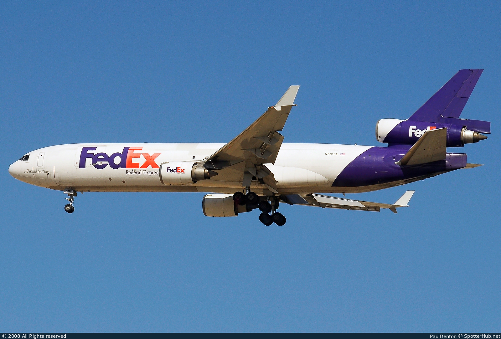 Photo of N591FE - McDonnell Douglas MD-11(F) operated by FedEx
