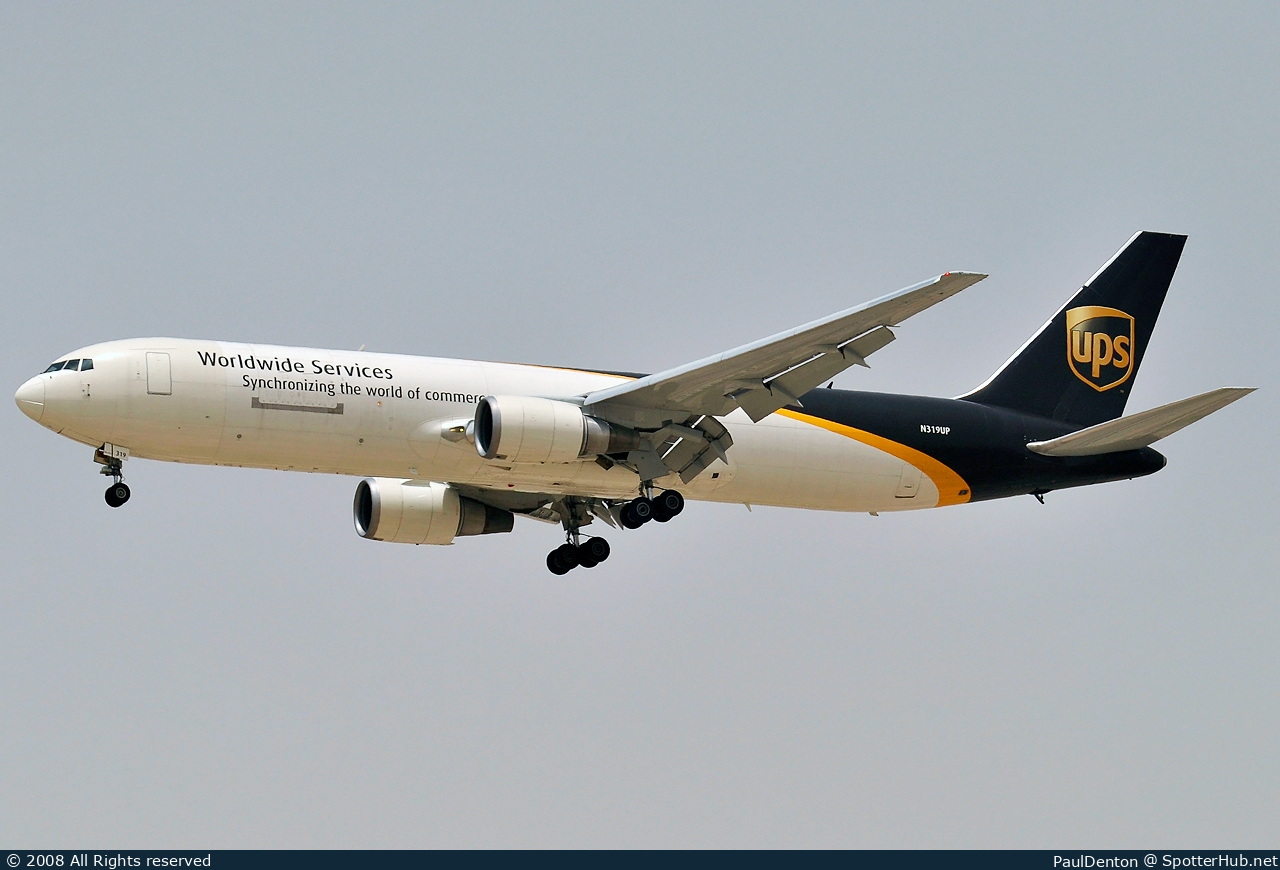 Photo of N319UP - Boeing 767-34AF operated by UPS United Parcel Service