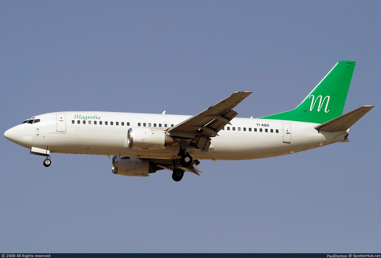 Photo of YI-AQO - Boeing 737-322 operated by Magnolia Airlines