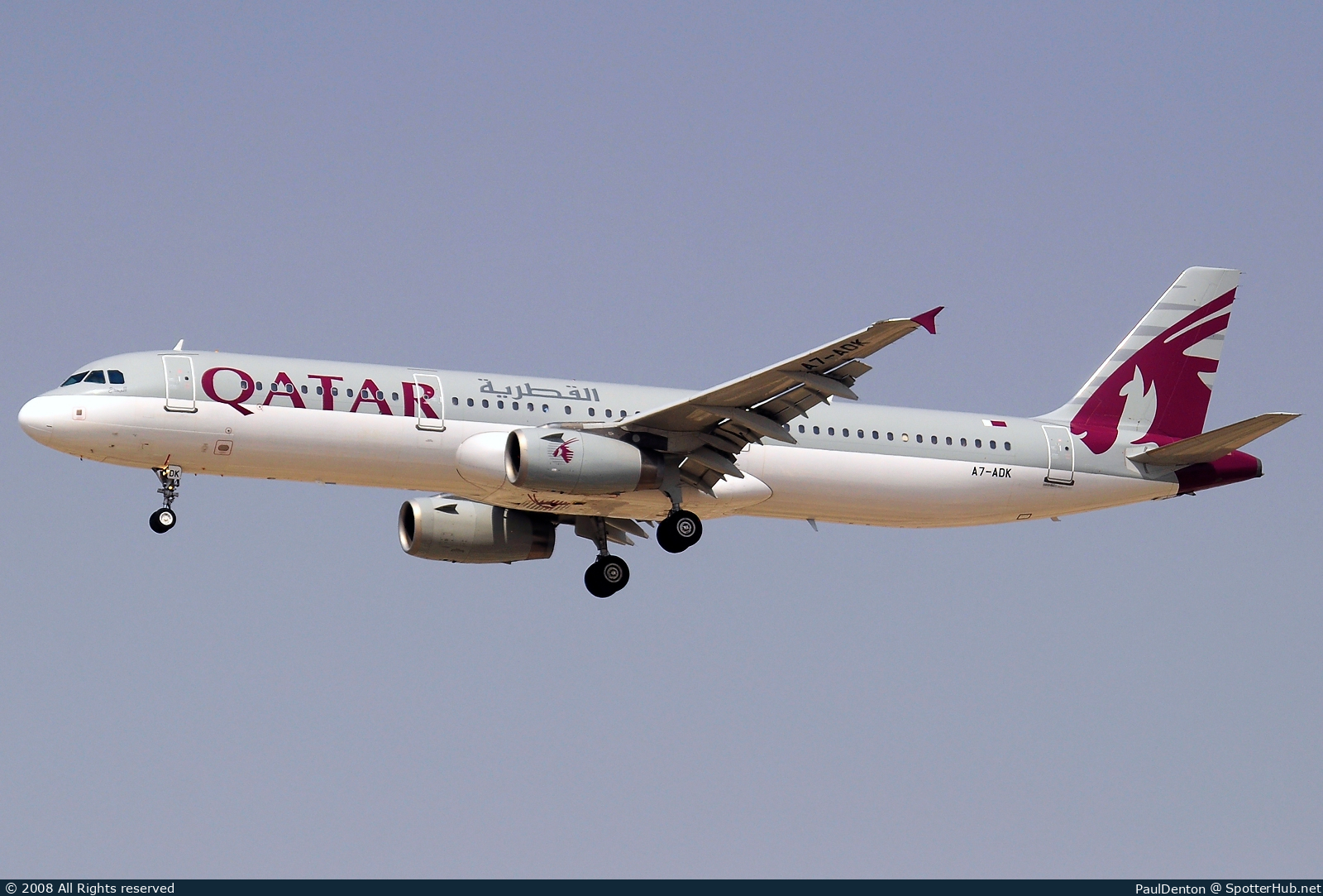Photo of A7-ADK - Airbus A321-231 operated by Qatar Airways