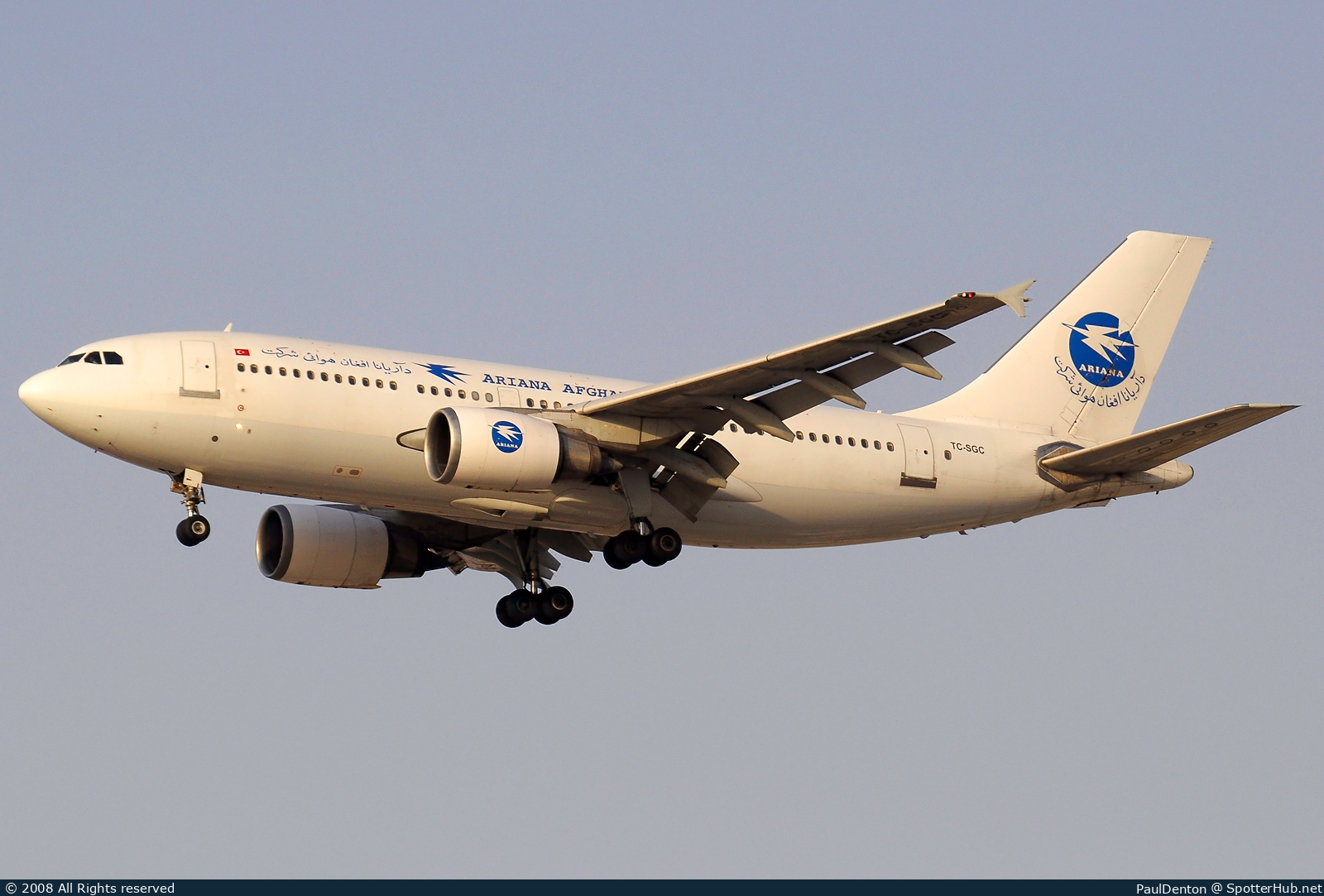 Photo of TC-SGC - Airbus A310-304 operated by Ariana Afghan Airlines (opb Saga Airlines)