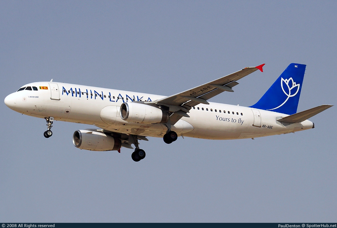 Photo of 4R-ABE - Airbus A320-231 operated by Mihin Lanka