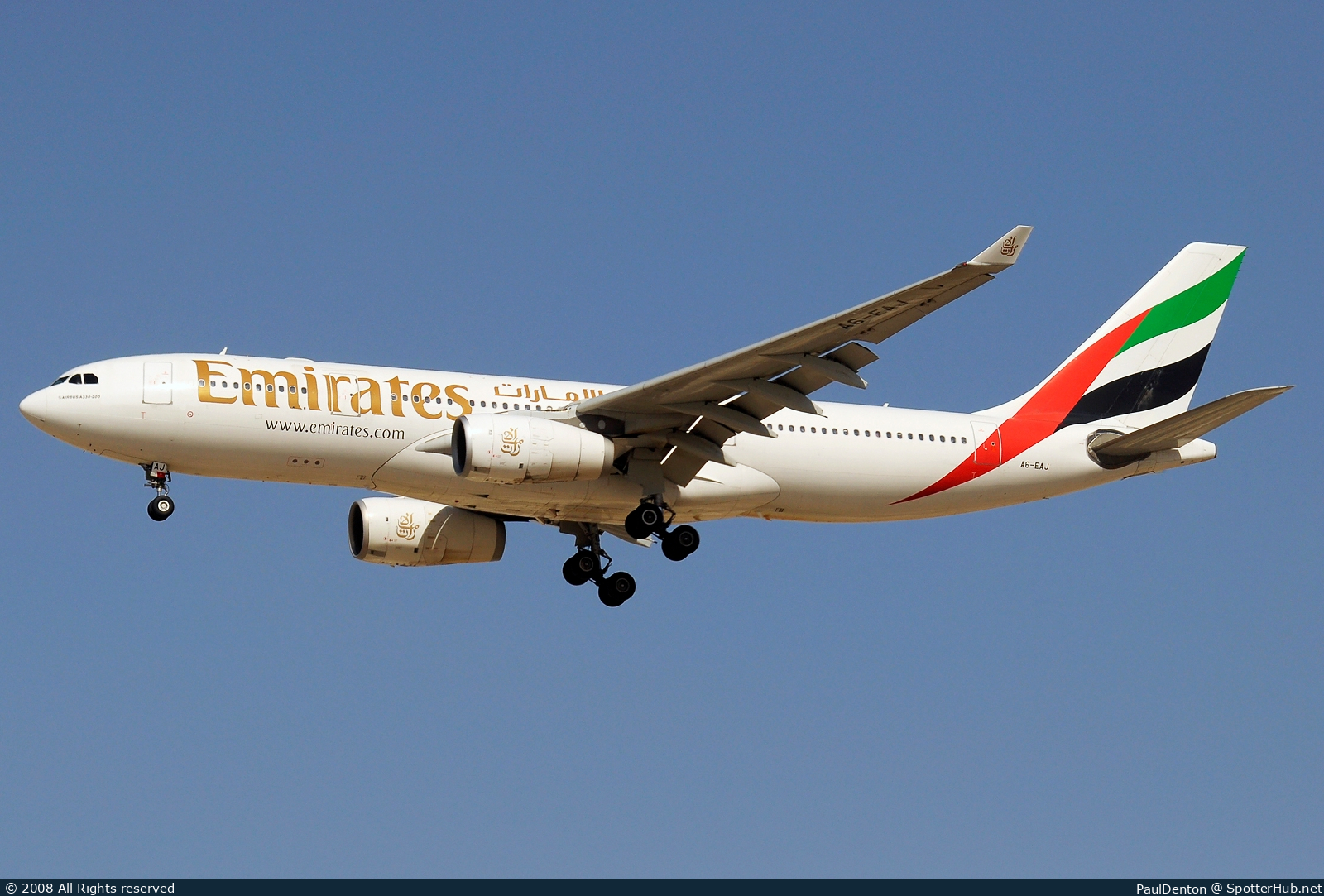 Photo of A6-EAJ - Airbus A330-243 operated by Emirates