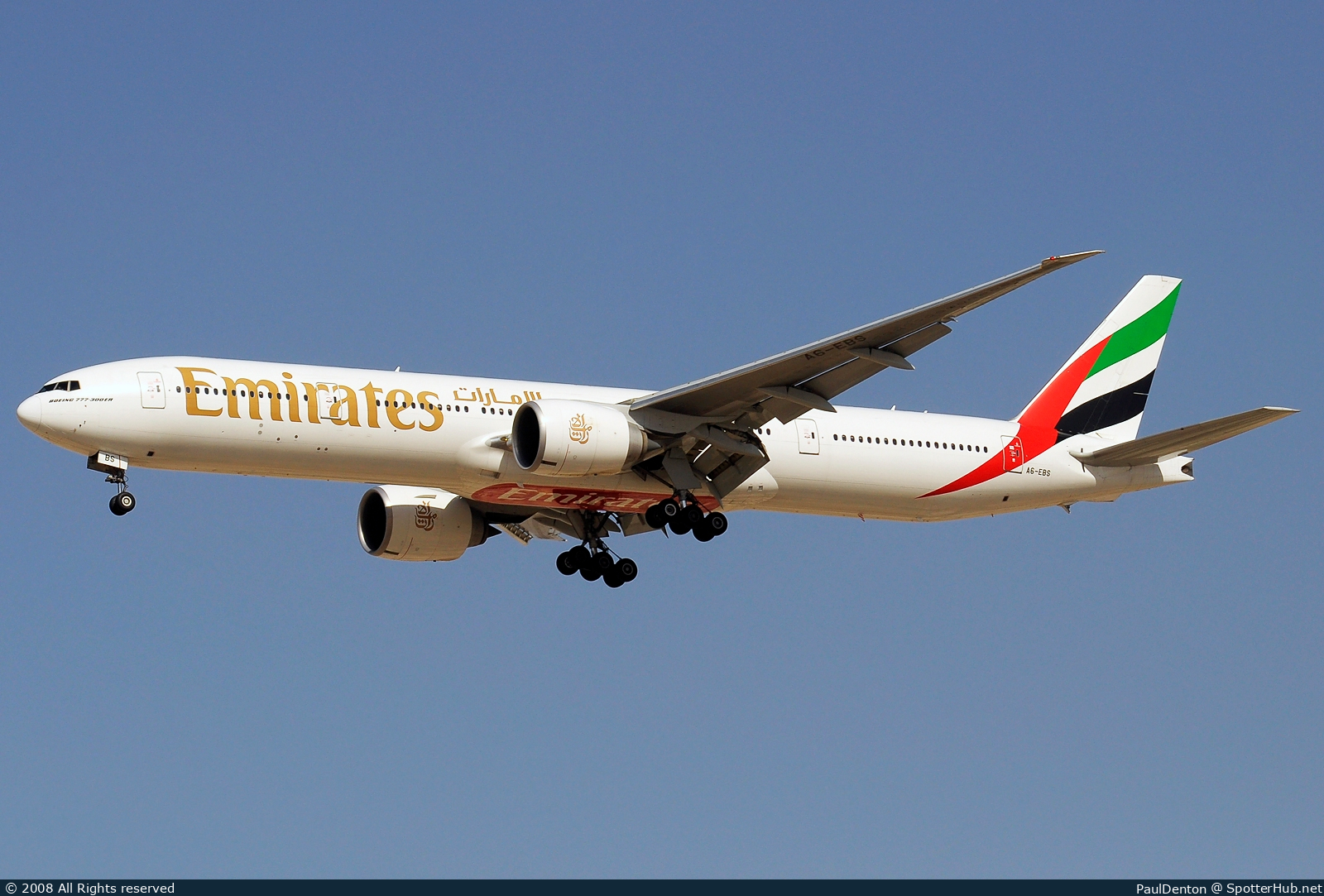 Photo of A6-EBS - Boeing 777-31H(ER) operated by Emirates