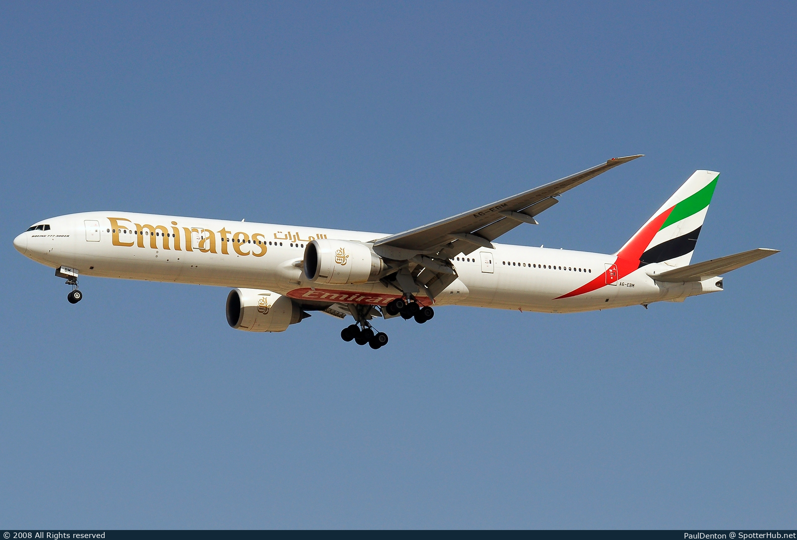 Photo of A6-EBM - Boeing 777-31H(ER) operated by Emirates