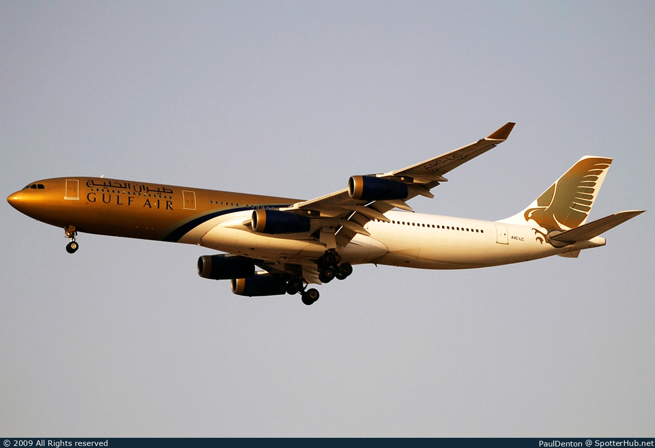 Photo of A9C-LC - Airbus A340-312 operated by Gulf Air