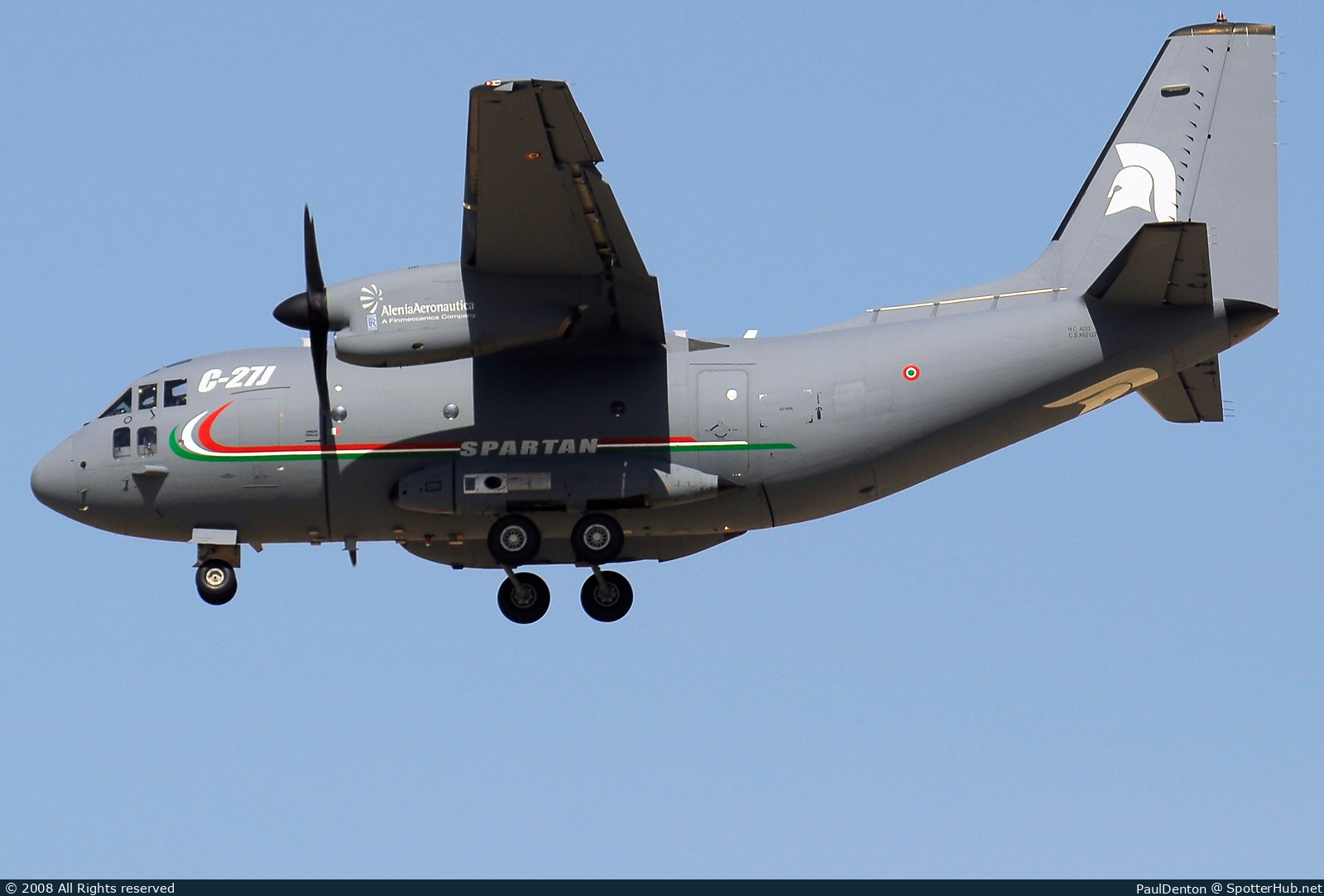 Photo of CSX62127 - Alenia C-27J Spartan operated by Alenia Aeronautica