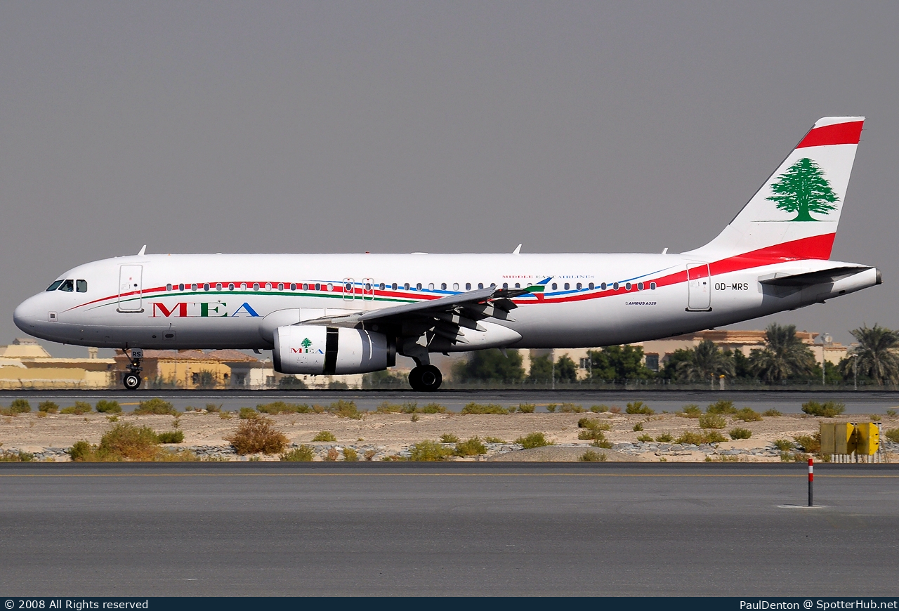 Photo of OD-MRS - Airbus A320-232 operated by MEA Middle East Airlines