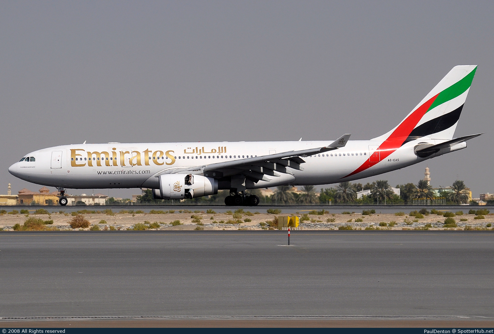 Photo of A6-EAS - Airbus A330-243 operated by Emirates