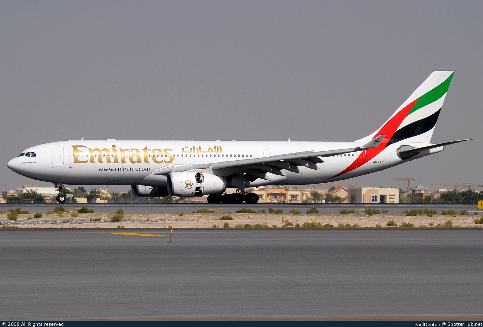 Photo of A6-EKR - Airbus A330-243 operated by Emirates