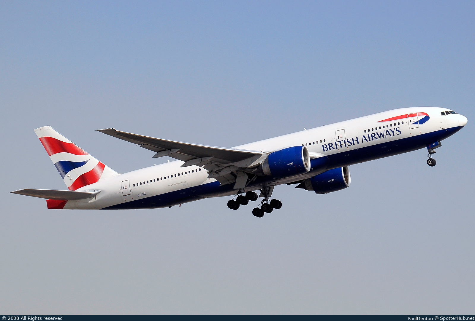 Photo of G-VIIG - Boeing 777-236(ER) operated by British Airways
