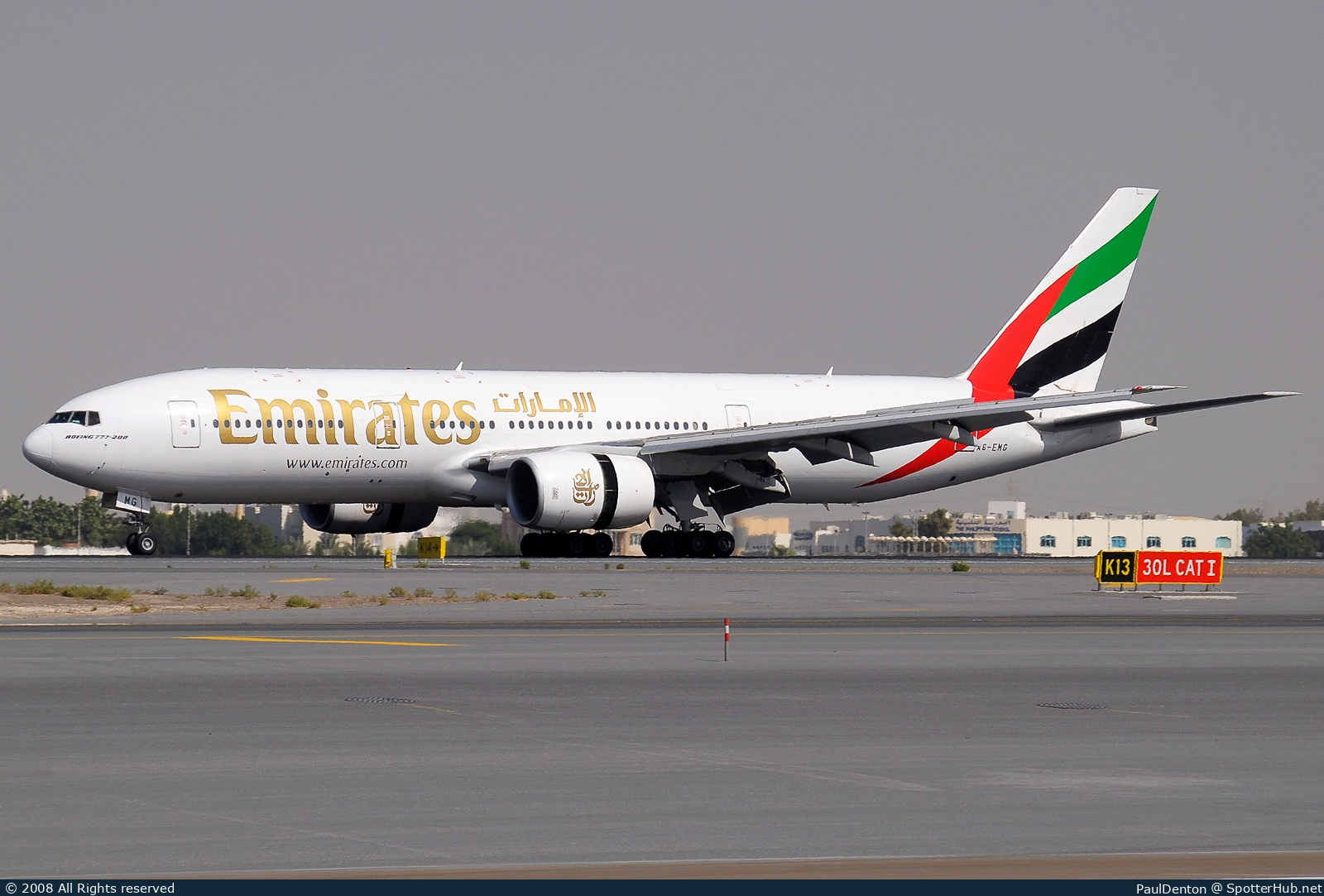 Photo of A6-EMG - Boeing 777-21H(ER) operated by Emirates
