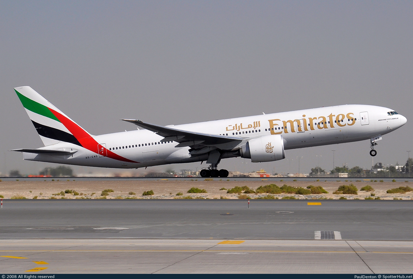 Photo of A6-EWB - Boeing 777-21H(LR) operated by Emirates